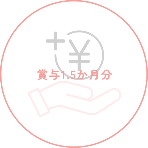 賞与1.5か月分